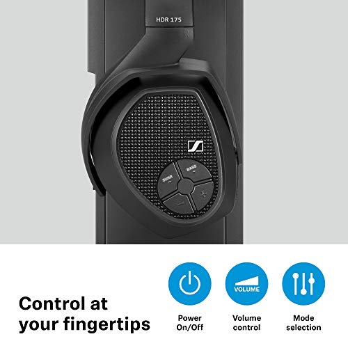 Sennheiser RS 175 RF volume control and surround sound features